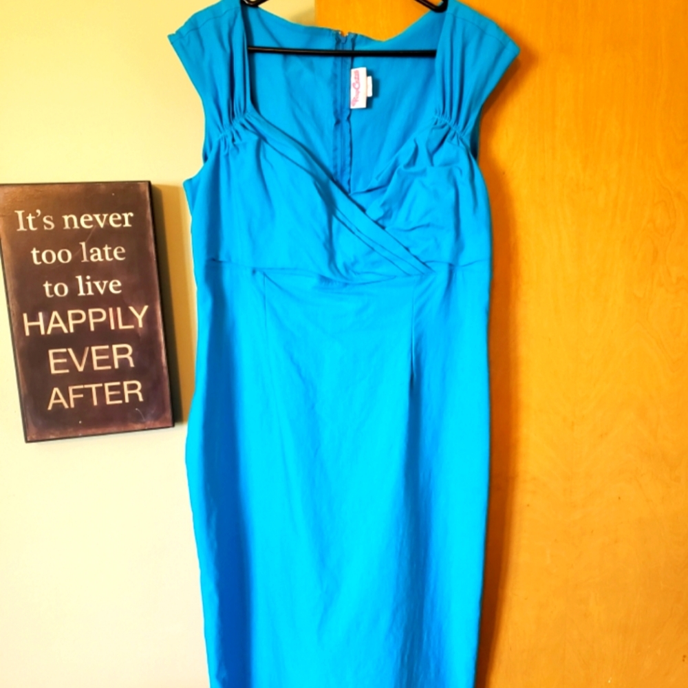 Pinup Couture Teal Erin Dress